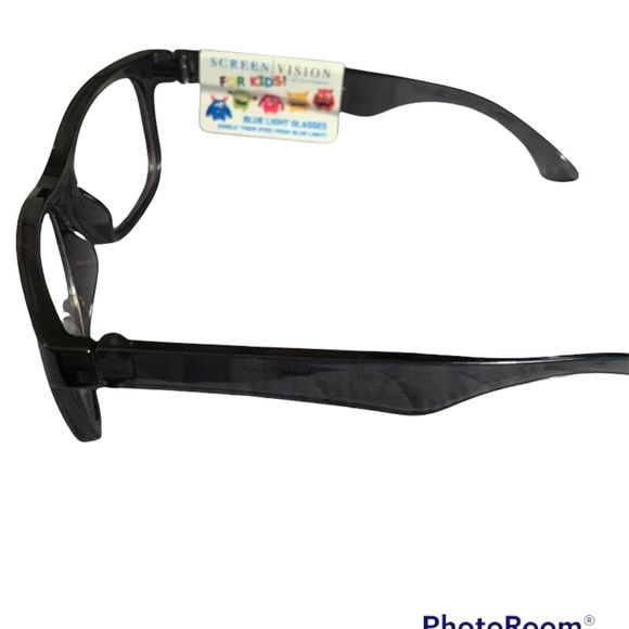 ICU Screen Vision Blue Light Glasses for Kids - Oval Crystal Grey -NWT - Picture 4 of 6